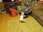 Christmas morning.... He was like WOW look at all the gifts Mamma!