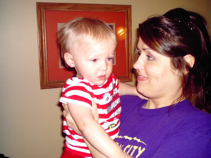 Gavin and Mommy (age 18months)