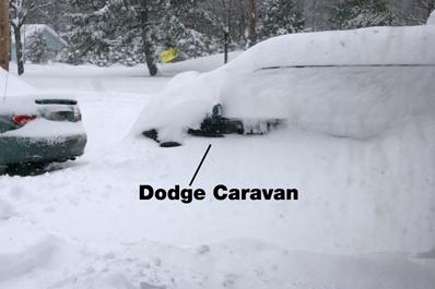 Hubby's caravan, haven't driven all winter