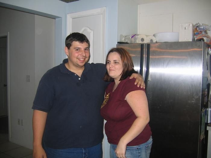 My oldest daughter with her fiance