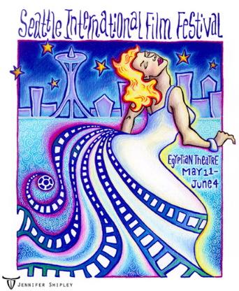 Program Cover for Seattle International Film Festival - Illustration