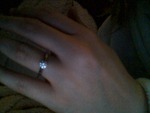 My pretty ring!  Of course I said yes!