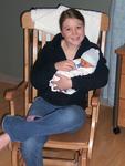 Me holding my best friends baby!