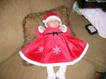 this was her christmas outfit!!