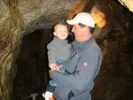 Me and Dad in Linville Caverns