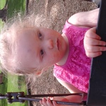 Shyanne loves the swing but she didn't