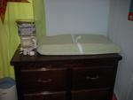 Dresser and changing pad.