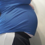35 weeks pregnant with Joey Jr. 