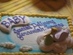 baby shower pics that cake was so sweet but good 