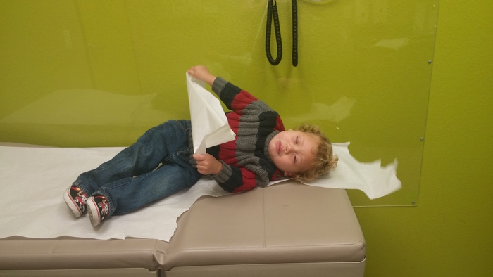 Isaac at the doctors