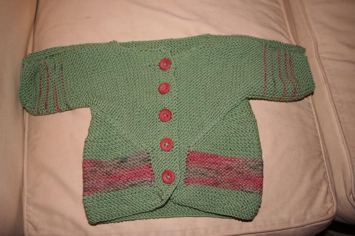 A Baby Sweater I Knitted