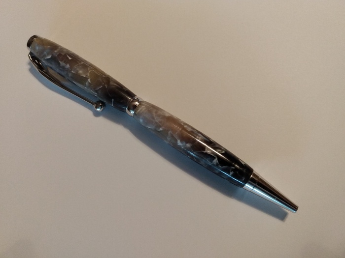 Yesterday's project.  First pen made from acrylic.  11/2/2020