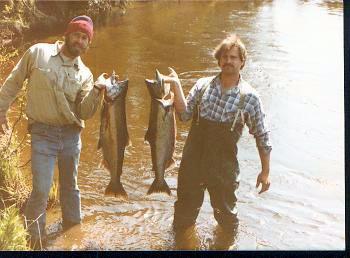 fishing in Alaska with my brother in '84