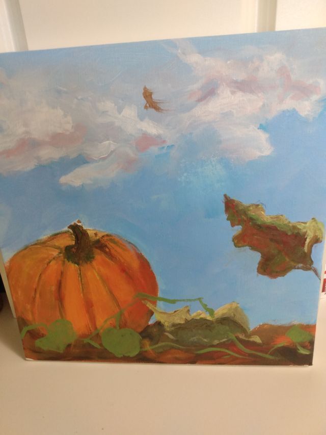 10/17/2023   My first "almost finished" acyrlic painting.