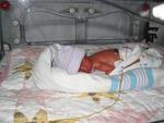  first day sleeping in my incubator
