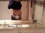 16w & 4 days. Just a little bump. Gaining weight everywhere else.