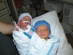 Xavier (left) and Jaiden (right) Born 4-23-09