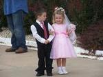my baby as a ring bearer and the flower girl