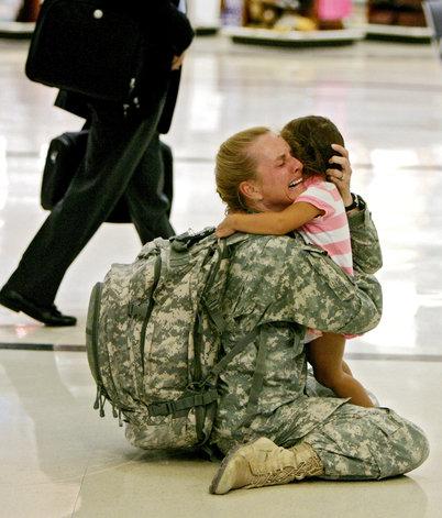 Soldiers are moms too!