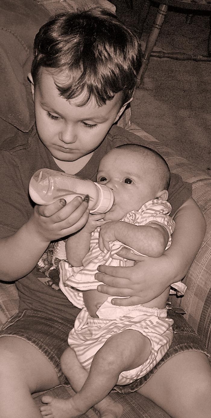 Such a good big brother!