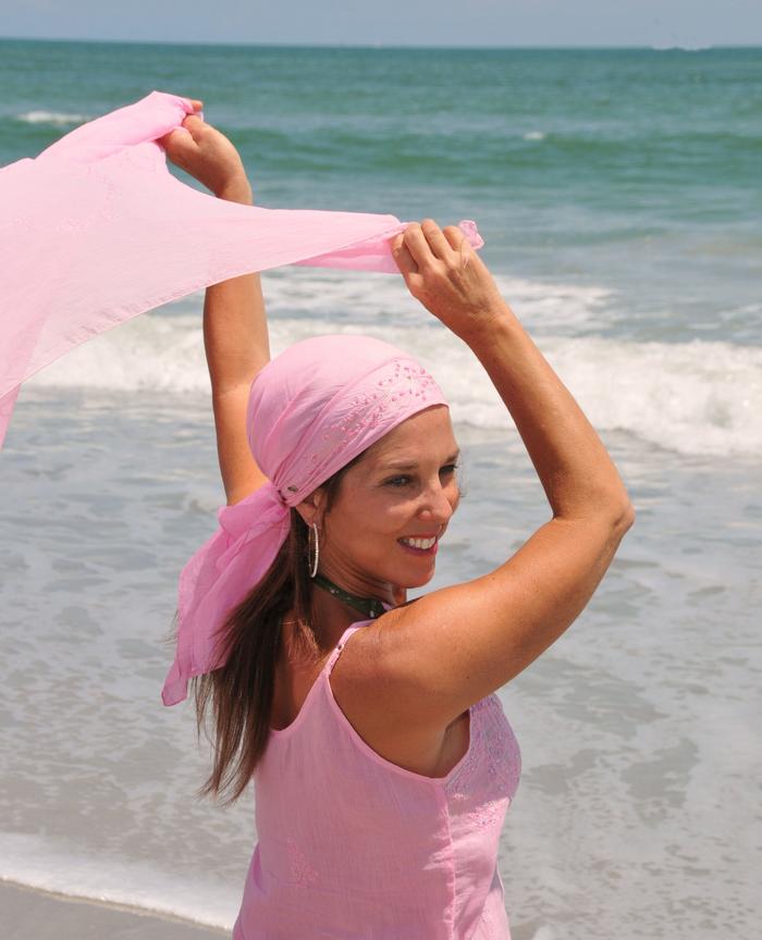 Bonita on Cocoa Beach FL Celebrating Life As A Survivor
