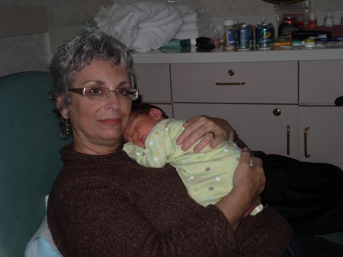 My son Dylan and my mother- April 2009
