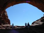 Me at Arches Natl. Park (the person on the left!)