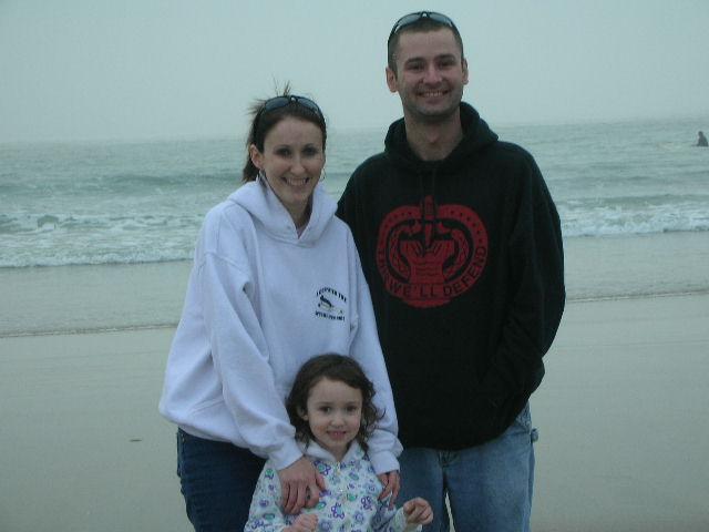 In Cali @ the Beach....Our family