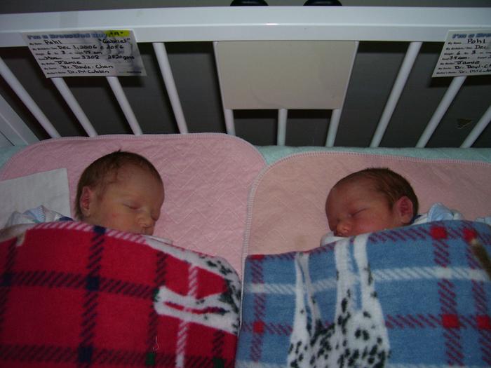 boys after they were born