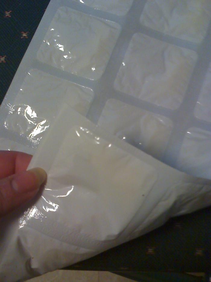 Dehydrated Icepacks - They Are Flat Like Paper Until You Soak Them In Water