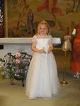 Lia on her Communion day
