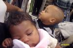 Toph & Londyn shopping with mommy