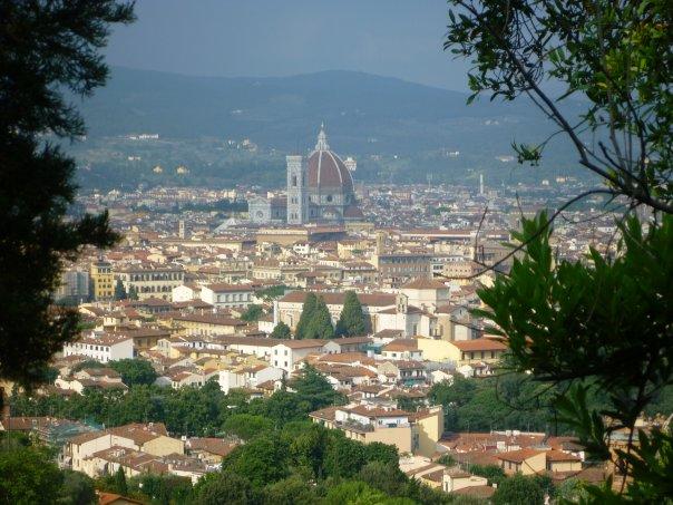 View from my school in Florence, Italy!!!