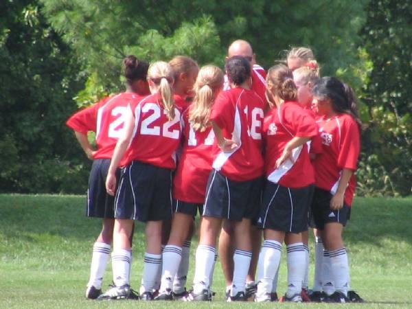 this is my soccer team about 2 years ago but still the same girls