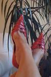 more red heels