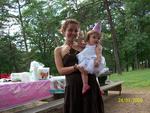 Amya on her 1st birthday with her mom my baby girl Autymn...2 beauty's