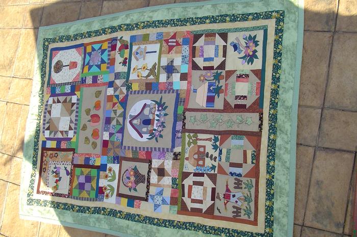 I love applique combined with patchwork (2006)