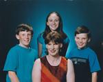 KIds and me back in 2000. If you look close you will notice something wrong with my neck!
