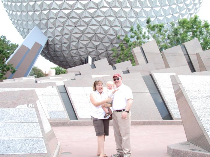One happy family at Epcot