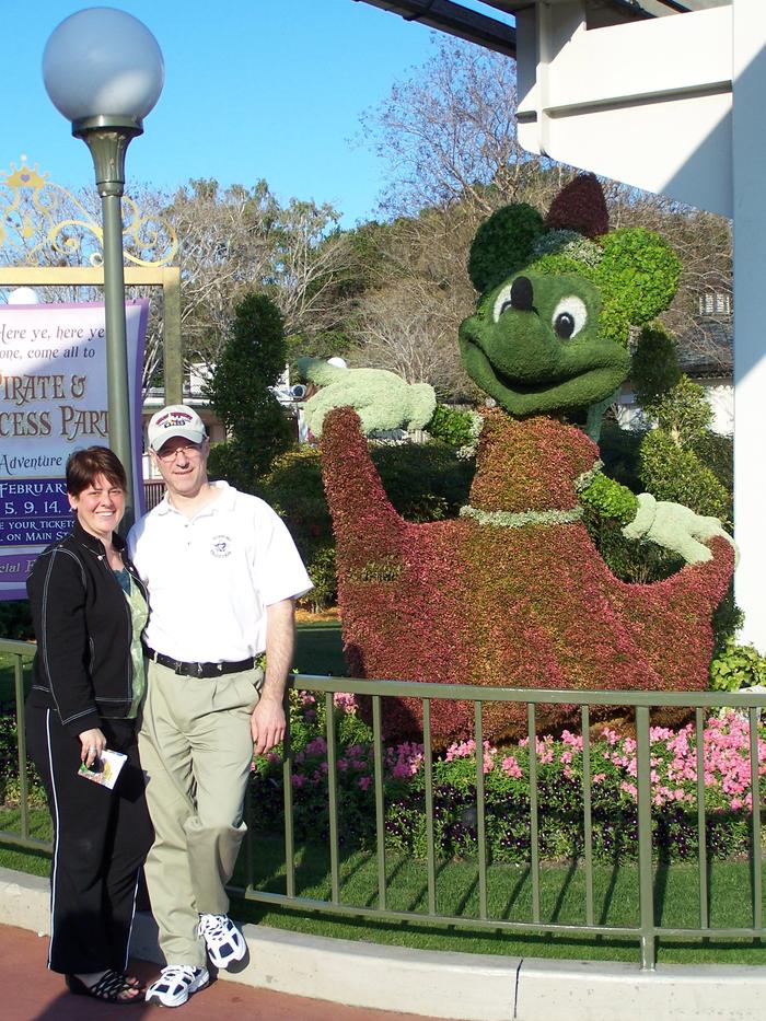 Hubby & I at Disney Feb 08