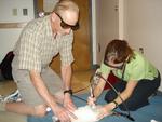 Thomas the cat getting Class 4 Laser Treatment