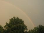 Beautiful rainbow AFTER flooding!